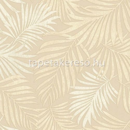 Limonta MAKALLE II vlies, vinyl anyagú beige színű leveles modern tapéta