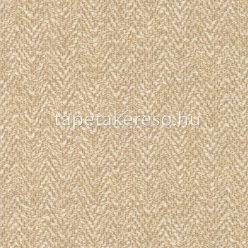   Emil & Hugo Oxford vlies, textil anyagú barna színű chevron, zig-zag modern, natural tapéta