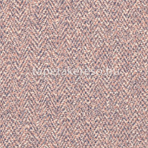 Emil & Hugo Oxford vlies, textil anyagú kék, rózsaszín, fehér színű chevron, zig-zag modern, natural tapéta
