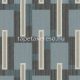 Emil & Hugo Oxford vlies, textil anyagú kék, fehér, szürke színű geometriai modern, natural tapéta