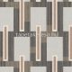 Emil & Hugo Oxford vlies, textil anyagú szürke, barna színű geometriai modern, natural tapéta