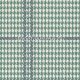 Emil & Hugo Oxford vlies, textil anyagú beige, zöld színű kockás, tyúkláb modern, natural tapéta