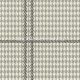 Emil & Hugo Oxford vlies, textil anyagú fehér, szürke, fekete színű tyúkláb, textilhatású, kockás modern, natural tapéta