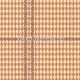 Emil & Hugo Oxford vlies, textil anyagú beige, narancssárga színű kockás, tyúkláb modern, natural tapéta