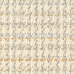   Emil & Hugo Oxford vlies, textil anyagú beige, szürke, barna színű tyúkláb, textilhatású modern, natural tapéta