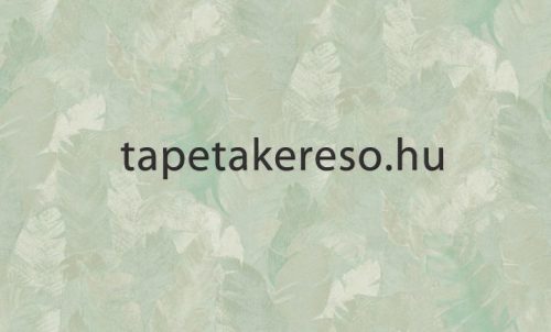 Ravenna Yazmin vlies, vinyl anyagú zöld, törtfehér, beige színű leveles klasszikus tapéta
