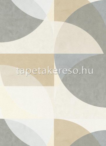 Erismann Elle Decoration vlies anyagú beige, barna, szürke színű geometriai modern tapéta