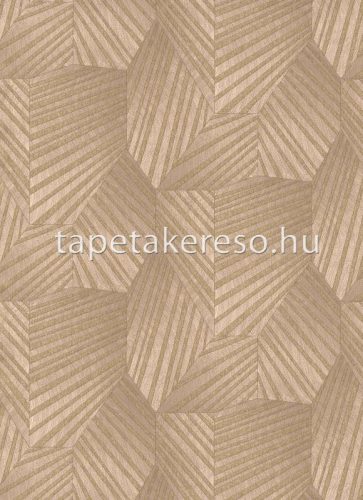 Erismann Elle Decoration vlies anyagú barna, rózsaszín színű geometriai, 3d modern tapéta