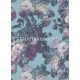 Erismann Elle Decoration vlies anyagú türkiz, fehér, lila, csillámos színű virágos modern tapéta
