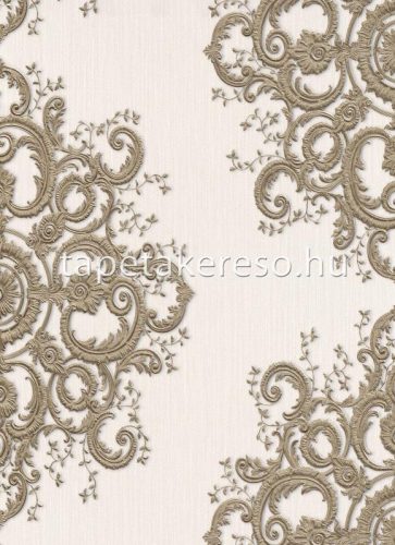 Erismann Elle Decoration vlies anyagú beige, arany, csillámos színű barokk klasszikus tapéta