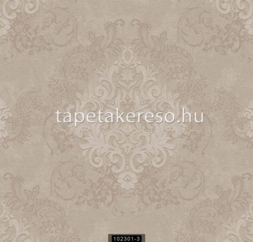 Ravenna Munira vinyl, vlies anyagú beige színű barokk klasszikus tapéta