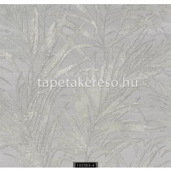   Ravenna Munira vinyl, vlies anyagú szürke, beige színű leveles modern tapéta