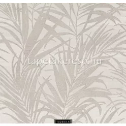   Ravenna Munira vinyl, vlies anyagú törtfehér, beige színű leveles modern tapéta