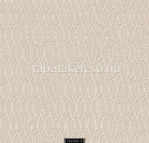 Ravenna Munira vinyl, vlies anyagú beige színű geometriai modern tapéta