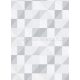 Erismann Finesse habos, vlies anyagú szürke, fehér színű geometriai retro tapéta