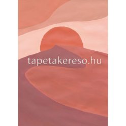   Casadeco Beauty Full Image 2 vlies anyagú narancssárga, barack színű absztrakt modern poszter