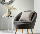Erismann Casual Chic vlies, vinyl anyagú fehér, barna színű geometriai, koptatott modern tapéta
