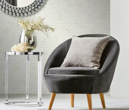 Erismann Casual Chic vlies, vinyl anyagú fehér, barna színű geometriai, koptatott modern tapéta