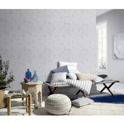   Erismann Casual Chic vlies, vinyl anyagú szürke, fekete színű geometriai, koptatott modern tapéta