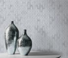 Erismann Casual Chic vlies, vinyl anyagú szürke, fekete színű geometriai, koptatott modern tapéta