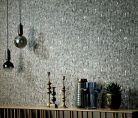 Erismann Casual Chic vlies, vinyl anyagú fekete, arany színű repedezett, struktúrált modern tapéta