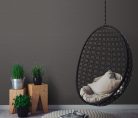 Erismann Casual Chic vlies, vinyl anyagú fekete színű egyszínű, struktúrált modern tapéta
