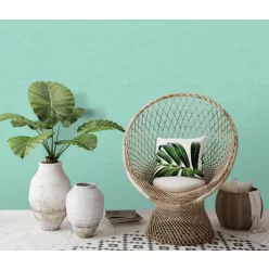  Erismann Casual Chic vlies, vinyl anyagú türkiz színű egyszínű, struktúrált modern tapéta