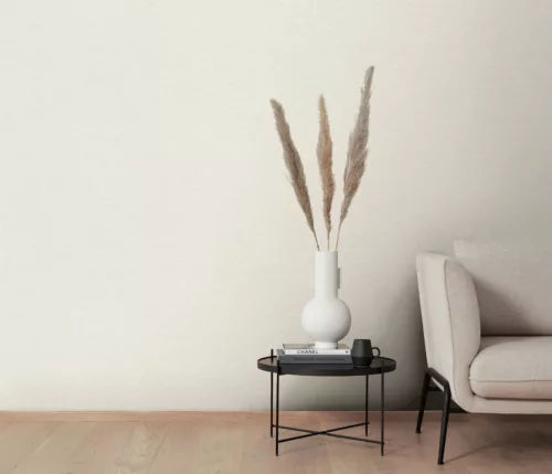 Erismann Casual Chic vlies, vinyl anyagú törtfehér színű egyszínű, struktúrált modern tapéta