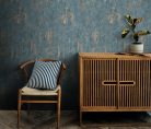 Erismann Casual Chic vlies, vinyl anyagú kék, barna színű foltos modern tapéta