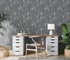 Erismann Casual Chic vlies, vinyl anyagú szürke, ezüst színű foltos modern tapéta