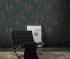 Erismann Casual Chic vlies, vinyl anyagú fekete, bronz színű foltos modern tapéta