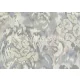 Jannelli & Volpi Missioni Home Wallcoverings 04 vlies, vinyl anyagú fehér, beige, szürke, kék színű virágos modern tapéta
