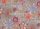 Jannelli & Volpi Missioni Home Wallcoverings 04 vlies, vinyl anyagú homok, bordó, kék, narancssárga, lila színű virágos, etno modern tapéta
