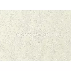   Jannelli & Volpi Missioni Home Wallcoverings 04 vlies, vinyl anyagú törtfehér színű virágos, etno modern tapéta