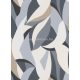Erismann Elle Decoration 3 vlies, vinyl anyagú vajszínű, szürke, fekete, arany színű absztrakt, leveles modern tapéta