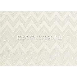   Jannelli & Volpi Missioni Home Wallcoverings 04 vlies, vinyl anyagú fehér színű chevron, textilhatású, zig-zag modern tapéta