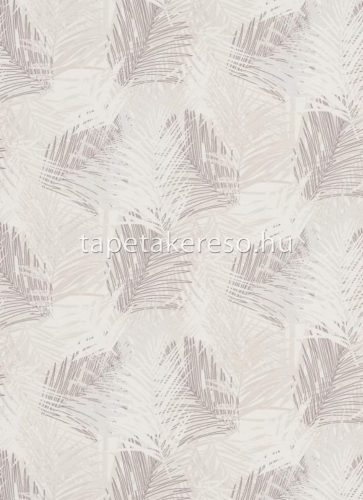 Erismann Collage habos, vlies anyagú beige, barna színű leveles modern tapéta