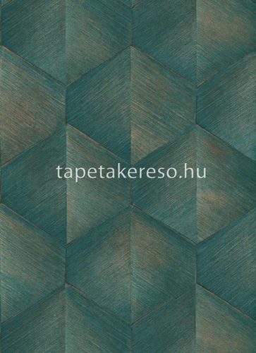 Erismann Fashion for Walls 4 vlies, vinyl anyagú zöld, arany színű 3d, geometriai modern tapéta