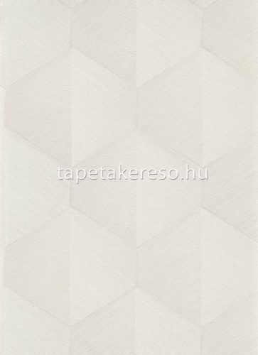Erismann Fashion for Walls 4 vlies, vinyl anyagú törtfehér, gyöngyház színű 3d, geometriai modern tapéta