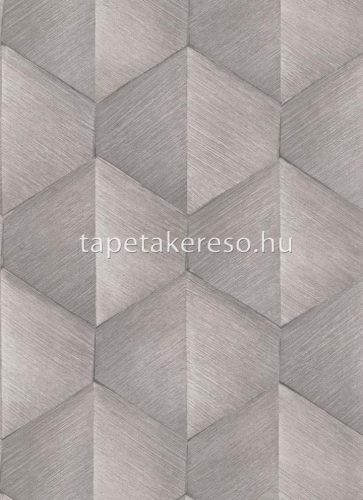 Erismann Fashion for Walls 4 vlies, vinyl anyagú szürke színű 3d, geometriai modern tapéta