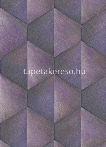Erismann Fashion for Walls 4 vlies, vinyl anyagú lila színű 3d, geometriai modern tapéta