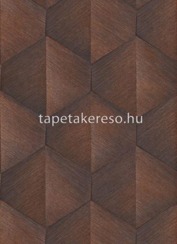 Erismann Fashion for Walls 4 vlies, vinyl anyagú rozsdabarna színű 3d, geometriai modern tapéta