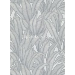   Erismann Fashion for Walls 4 vlies, vinyl anyagú szürke, ezüst színű leveles modern tapéta