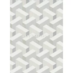   Erismann Collage habos, vlies anyagú fehér, beige, szürke színű 3d, geometriai modern tapéta
