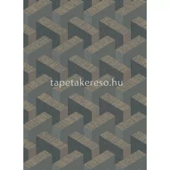   Erismann Collage habos, vlies anyagú fekete, szürke, barna színű 3d, geometriai modern tapéta