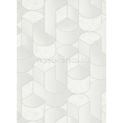   Erismann Collage habos, vlies anyagú fehér, szürke színű 3d, geometriai modern tapéta