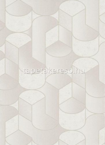 Erismann Collage habos, vlies anyagú beige, gyöngyház színű geometriai modern tapéta