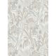 Erismann Martinique vlies, vinyl anyagú fehér, szürke, beige, csillámos színű virágos, növényes, textilhatású modern, natural tapéta