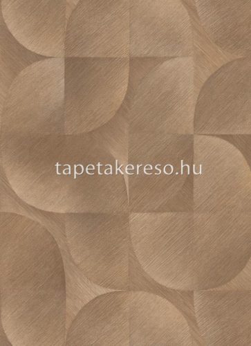 Erismann Martinique vlies, vinyl anyagú rozsdabarna színű geometriai modern, natural tapéta