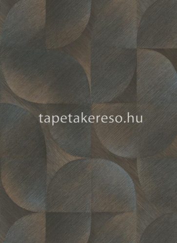 Erismann Martinique vlies, vinyl anyagú barna, kék színű geometriai modern, natural tapéta